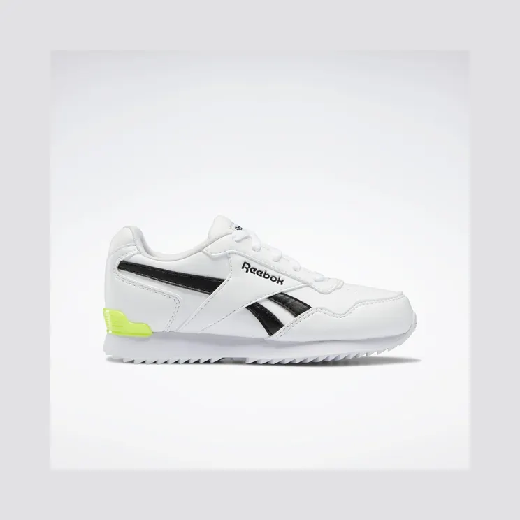 Reebok Royal Glide Ripple Clip Schoenen White / Black / Yellow Flare