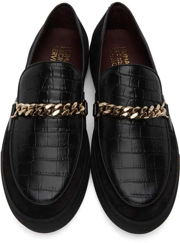 Human Recreational Services Black El Dorado Loafers (UI20GF0300X1C1)