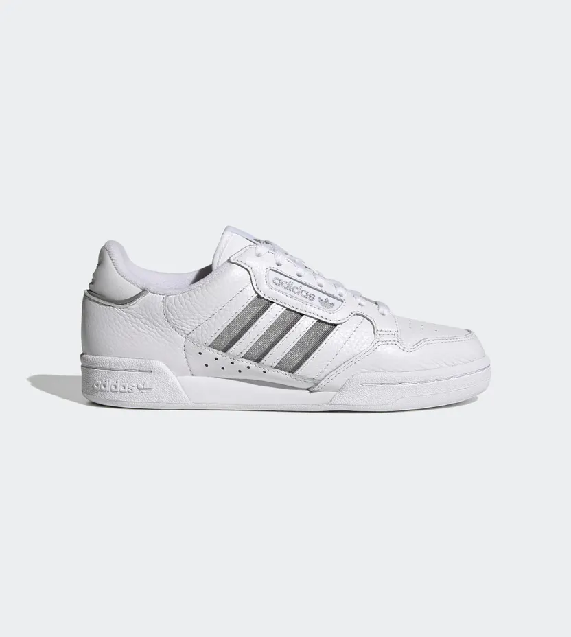 adidas Continental 80 Stripes Cloud White / Silver Metallic / Grey Three (S42626)