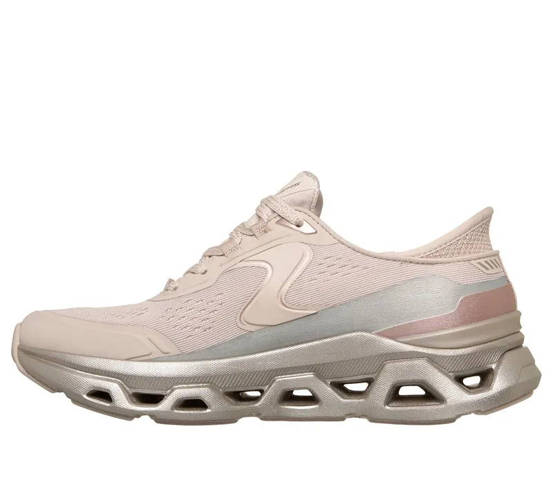 Skechers Slip-ins: Glide-Step Altus – Starlight Shine Sneaker Natuurlijk/Gold