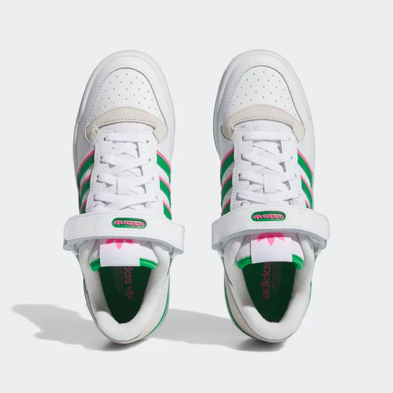 adidas Forum Low Cloud White / Green / Lucid Pink (IE7422)