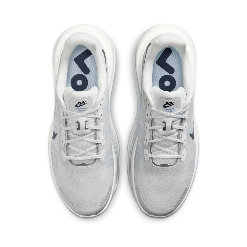 Nike Vomero Premium – “Off White / Dark Obsidian / Grey Fog / Wolf Grey / Work Blue / Pure Platinum” (HQ2050-104)