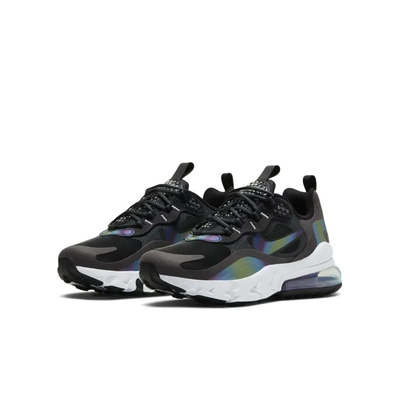 Nike Air Max 270 React GS Dark Smoke Grey Iridescent (CT9633-001)