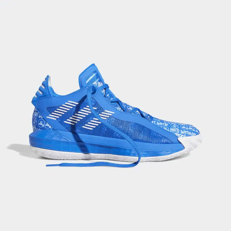 adidas Dame 6 Glory Blue Glory Blue/Cloud White/Glory Blue (FU6809)