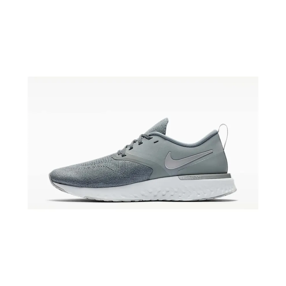 Nike Odyssey React Flyknit 2 “Aviator Grey / White / Pure Platinum / Metallic Silver” (AH1016-009)