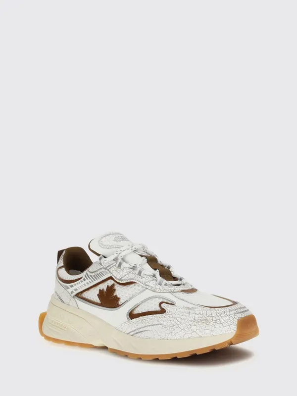 Dsquared2 Calfskin Leather with Logo White (SNM044443108445M4221)
