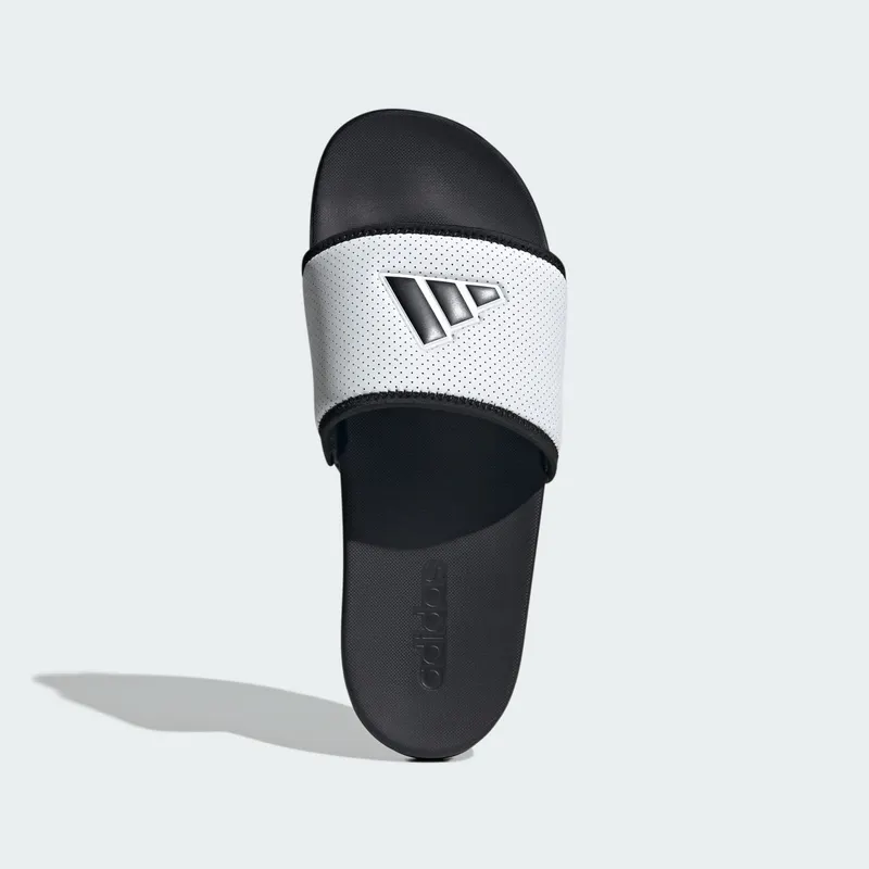 adidas Adilette Comfort Slides Core Black White (JS1145)