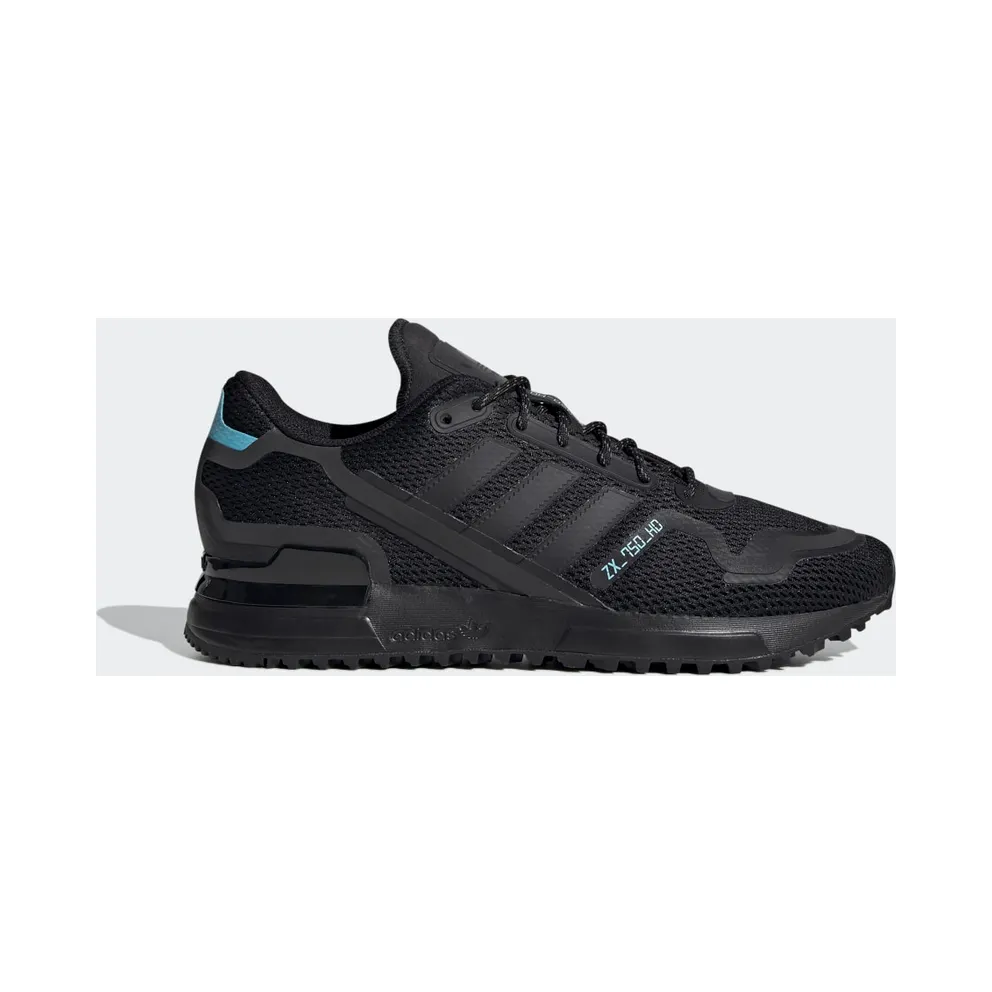 adidas ZX 750 HD Schuh Core Black / Core Black / Bright Cyan (FV8488)