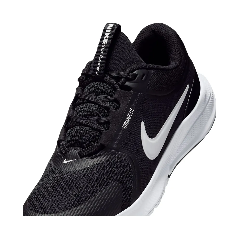 Nike Star Runner 5 Black White Summit White (HF7004-002)