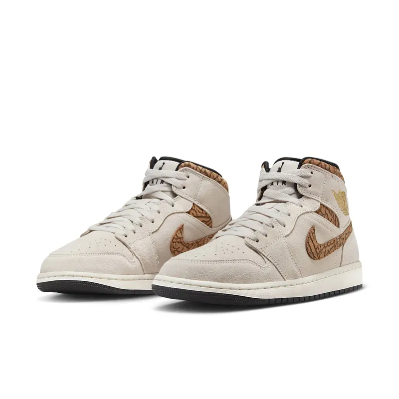 Jordan 1 Mid SE “Brown Elephant” (DZ4129-102)