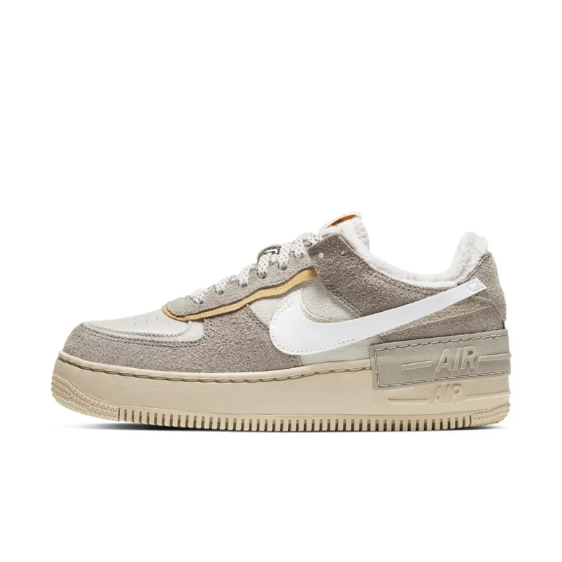 Nike Air Force 1 Shadow Wild (W) Enigma Stone/White-Oatmeal-Light Bone (DC5270-016)
