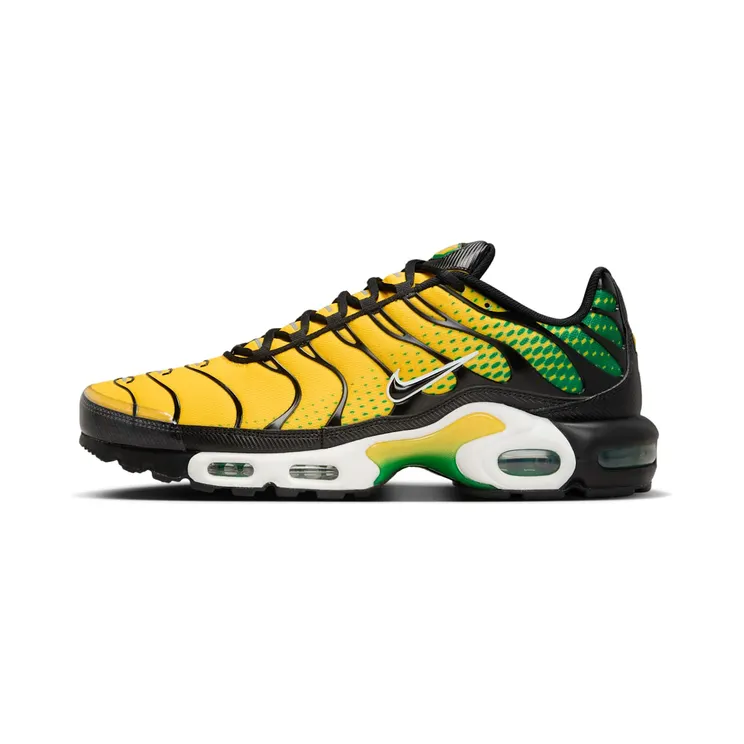 Nike TN Air Max Plus Jamaica “Varsity Maize / Pine Green / White / Black” (IB7671-700)