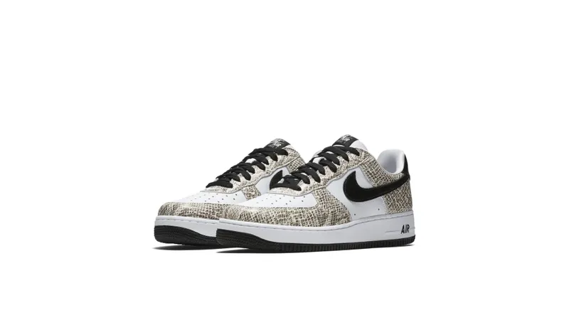 Nike Air Force 1 Low Retro Cocoa Snake (2018) True White/Black-Cocoa (845053-104)