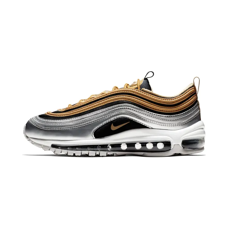Nike Air Max 97 Metallic Gold Black (W) “Metallic Gold / Metallic Silver / Black” (AQ4137-700)