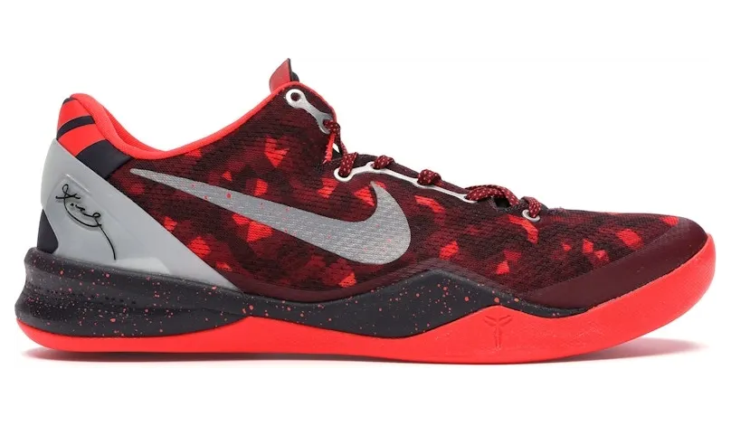 Nike Kobe 8 System ‘Year of the Snake’ Port Wine/Pure Platinum-Team Red-Bright Citrus (555035-661)
