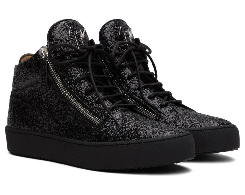 Giuseppe Zanotti Black Kriss High-Top Sneakers (RU10006-89523) (4)