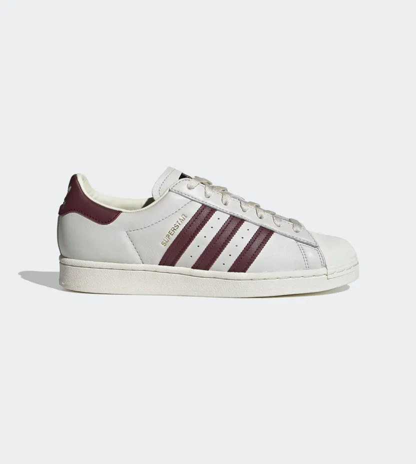 adidas Superstar Off White / Maroon / Off White (H68187)
