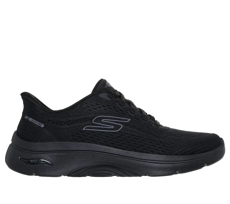 Skechers Slip-ins: GO Walk Arch Fit 2.0 “Kathy Sneaker Black” (125342BBK)