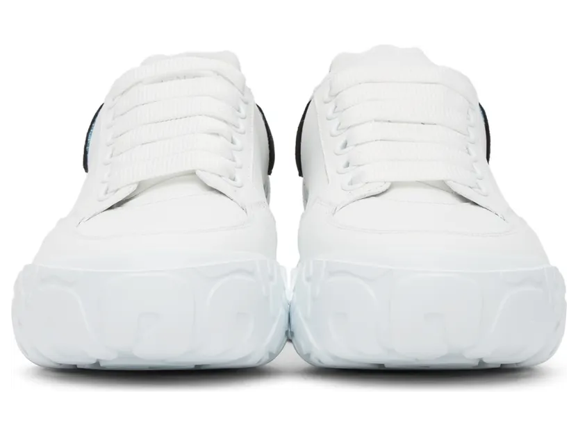 Alexander McQueen White & Pink Court Trainer Sneakers (633915WIA9A) (2)