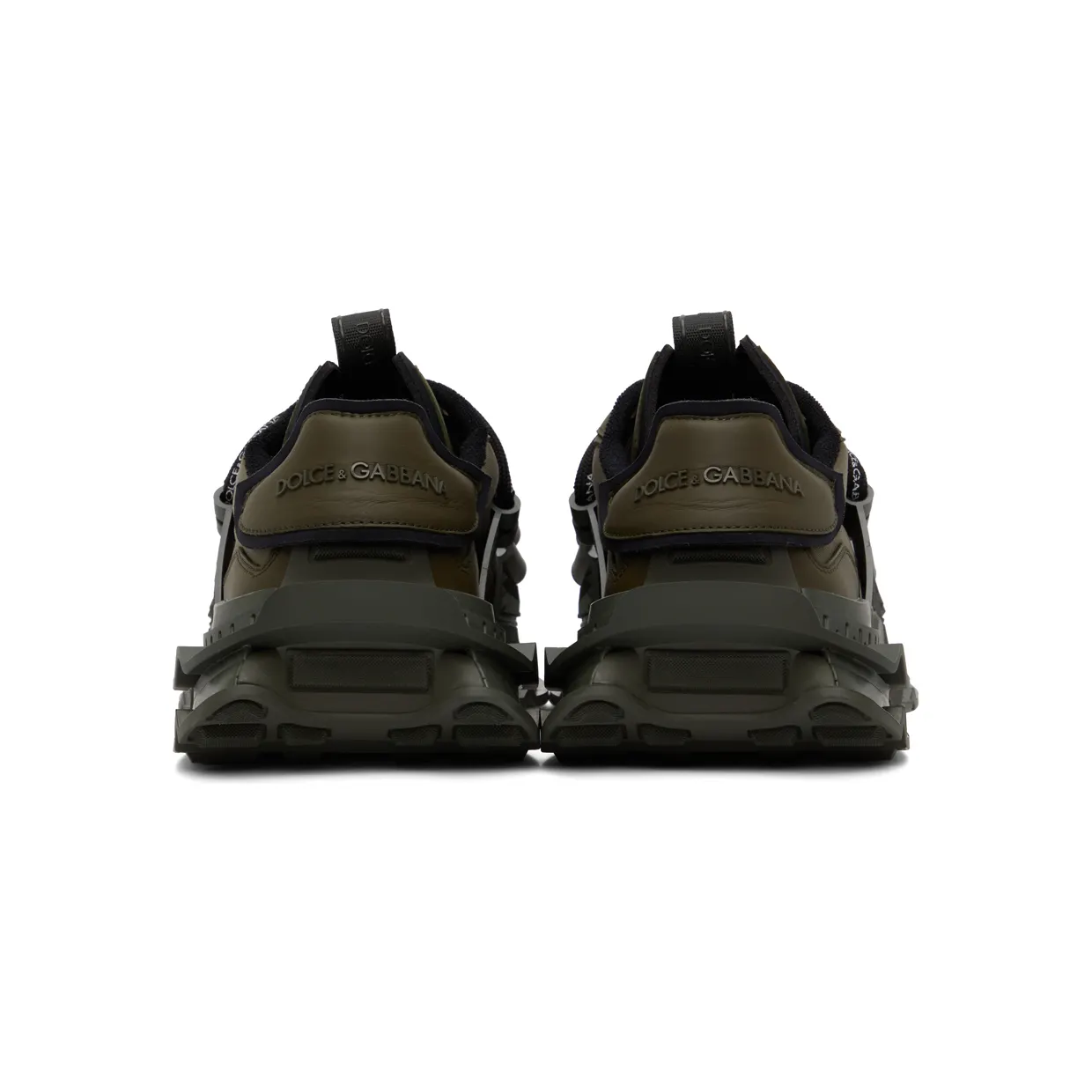 Dolce & Gabbana Khaki Space Low-Top Sneakers (CS1963 AQ718) (2)