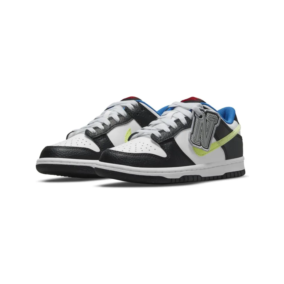 Nike Dunk Low Signal Blue Lemon Twist (GS) (DQ0977-100)
