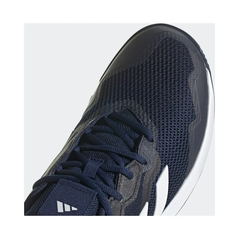 adidas Courtjam Control Tennis Shoes Team Navy Blue 2 / Cloud White / Cloud White (HQ8808)