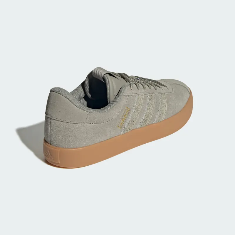 adidas VL Court 3.0 Silver Pebble Gold Metallic (JR8607)