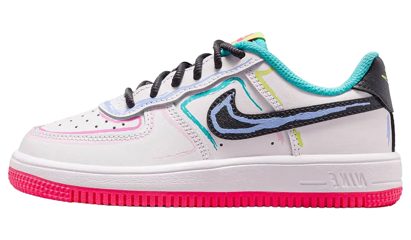 Nike Force 1 Low PS “White Hyper Pink Dusty Cactus” (IR1821-100)