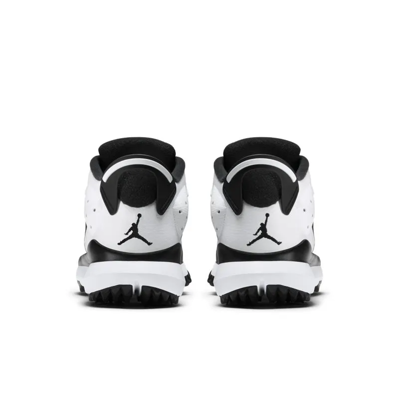 Jordan 6 Retro Golf Cleat Oreo White/Black-Black (800657-110)