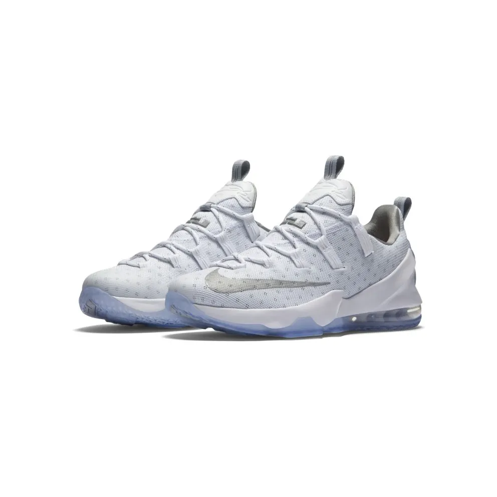 Nike LeBron 13 Low Metallic Silver White/Metallic Silver-Light Iron Ore (831925-100)