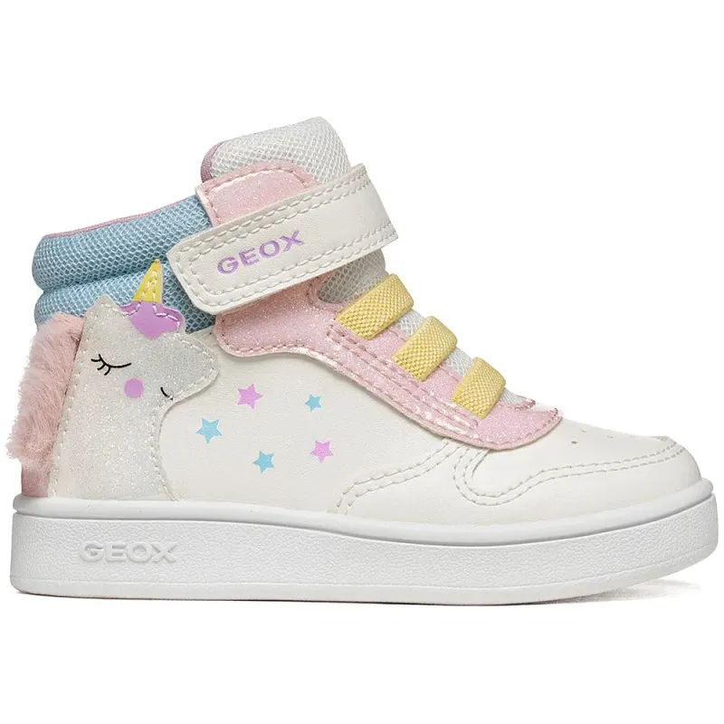 Geox sneaker Blanc/Rose (B665MB0BCQ6-C0406)