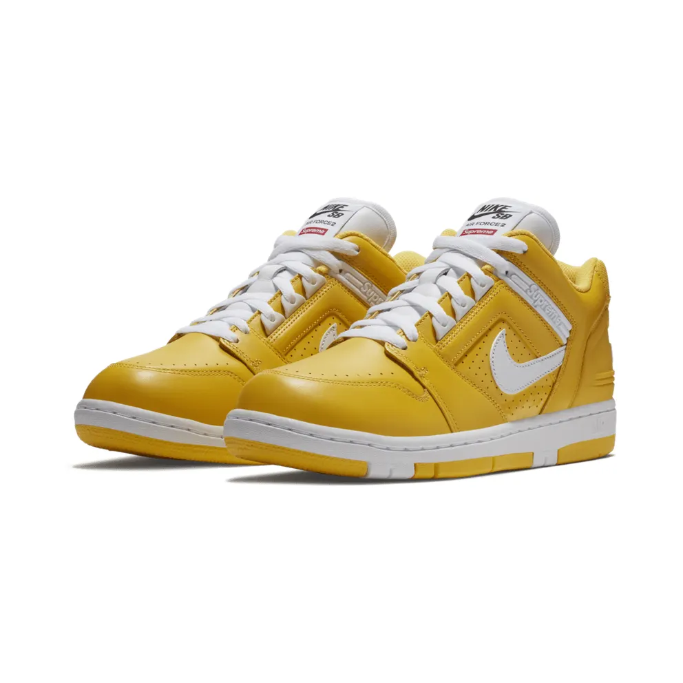 Nike SB x Supreme Air Force 2 Low ‘Yellow’ (2017) (AA0871-717)