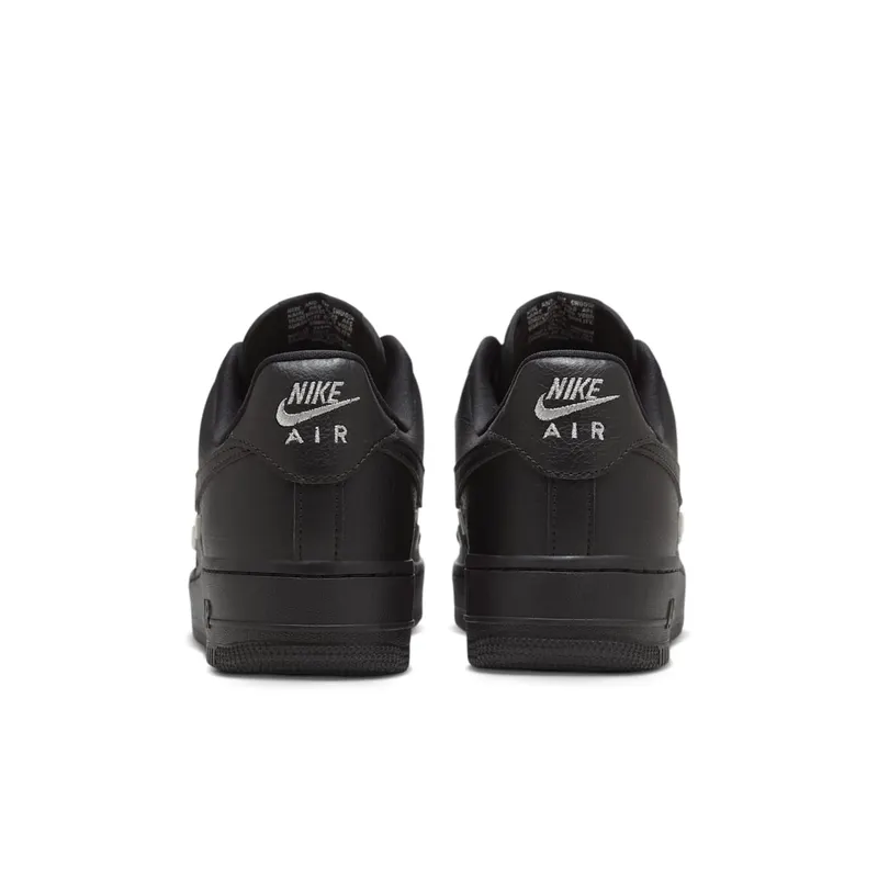 Nike Air Force 1 Low ’07 LX Black Silver Mini Swoosh (HQ1180-001)