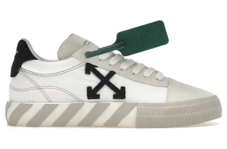 OFF-WHITE Vulc Low White Beige Black (OWIA178S22LEA0010110)