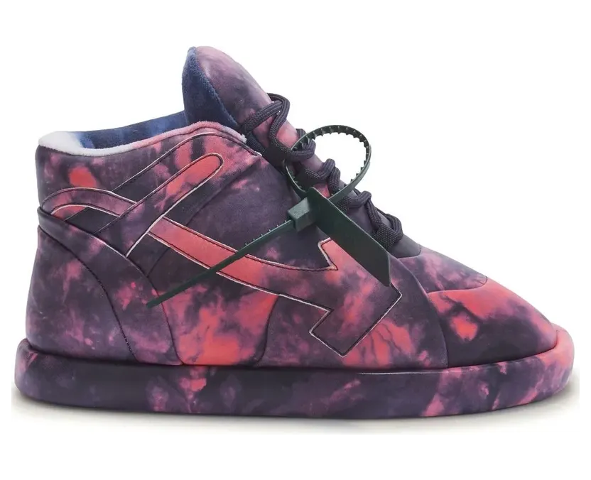 Off-White Bump met tie-dye print “Purple” (OWIA266F22LEA0013732)