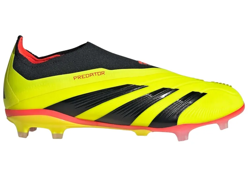 adidas Predator 24+ Laceless FG Team Solar Yellow Core Black Solar Red (IG7752)