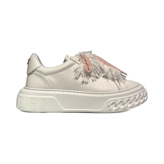 Casadei met plateauzool en franje “White” (2X096B0201C2984)