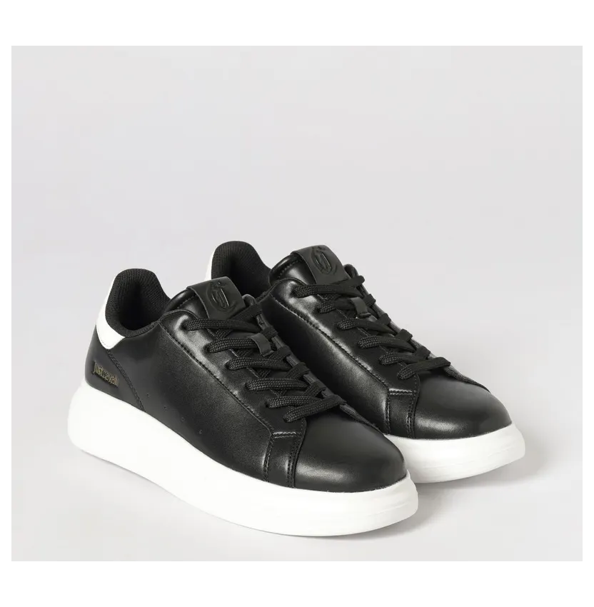 Just cavalli Leather Sneakers Black (80QA3SBGZPC20899)