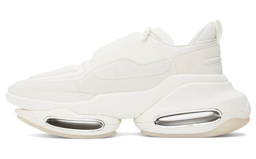 Balmain White B-Bold Sneakers (XM1VI277TRPN) (3)