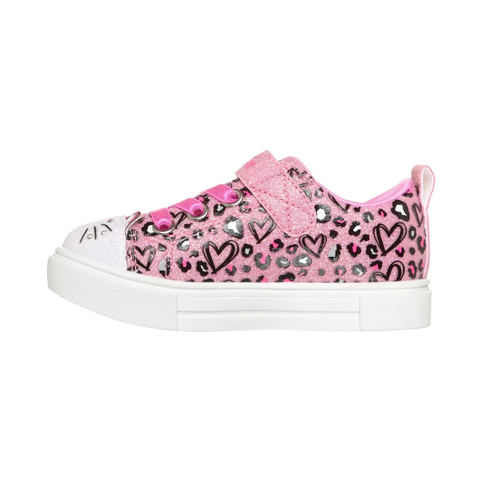Skechers Twinkle Toes: Twinkle Sparks “Sparkle Meow Sneaker Light Pink” (314472NLPMT)