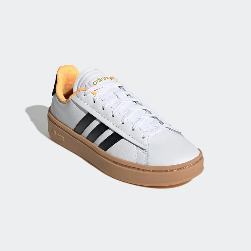Adidas Grand Court Alpha Cloud White / Core Black / Flash Orange (GX8165)