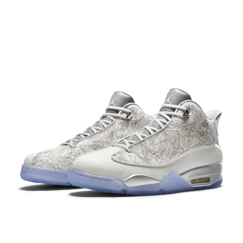 Jordan Dub Zero Laser White/White-Metallic Silver (705413-100)