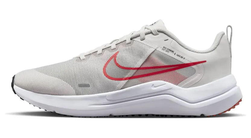 Nike Downshifter 12 Platinum Tint Crimson Black (DD9293-009)