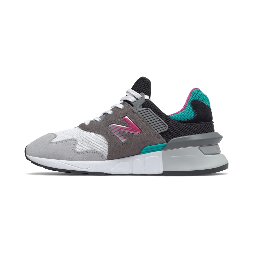 New Balance 997 S South Beach Grey/Pink-Turquoise (MS997JCF)