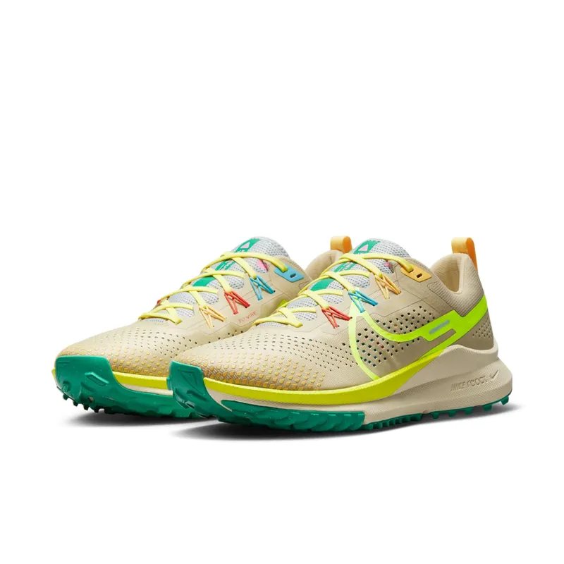 Nike React Pegasus Trail 4 Team Gold Baltic Blue Stadium Green Volt (DJ6158-700)