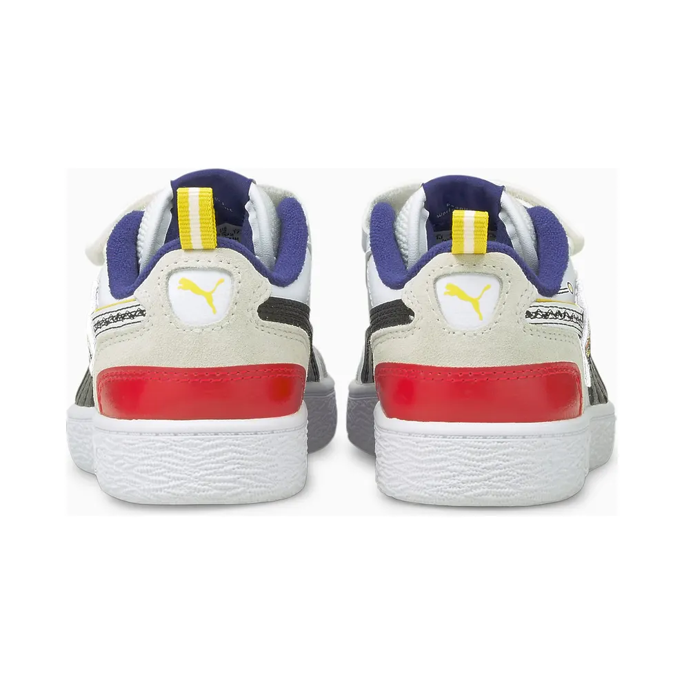 Puma x PEANUTS Ralph Sampson V Kids White/Black (375794-01)