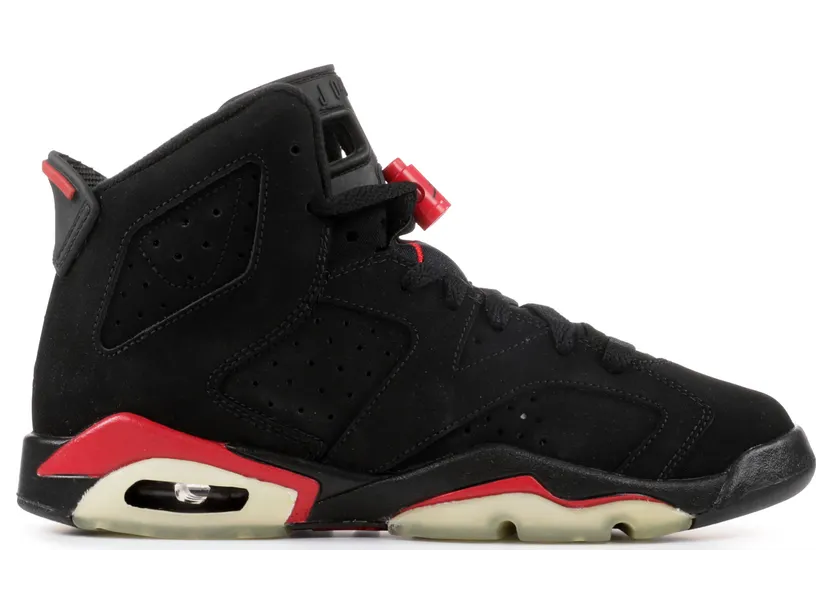Jordan 6 Retro Black Varsity Red (GS)