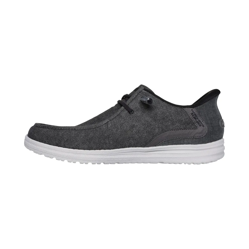 Skechers Slip-ins Relaxed Fit Melson – Coronado “Black / Grey” (210959BKGY)