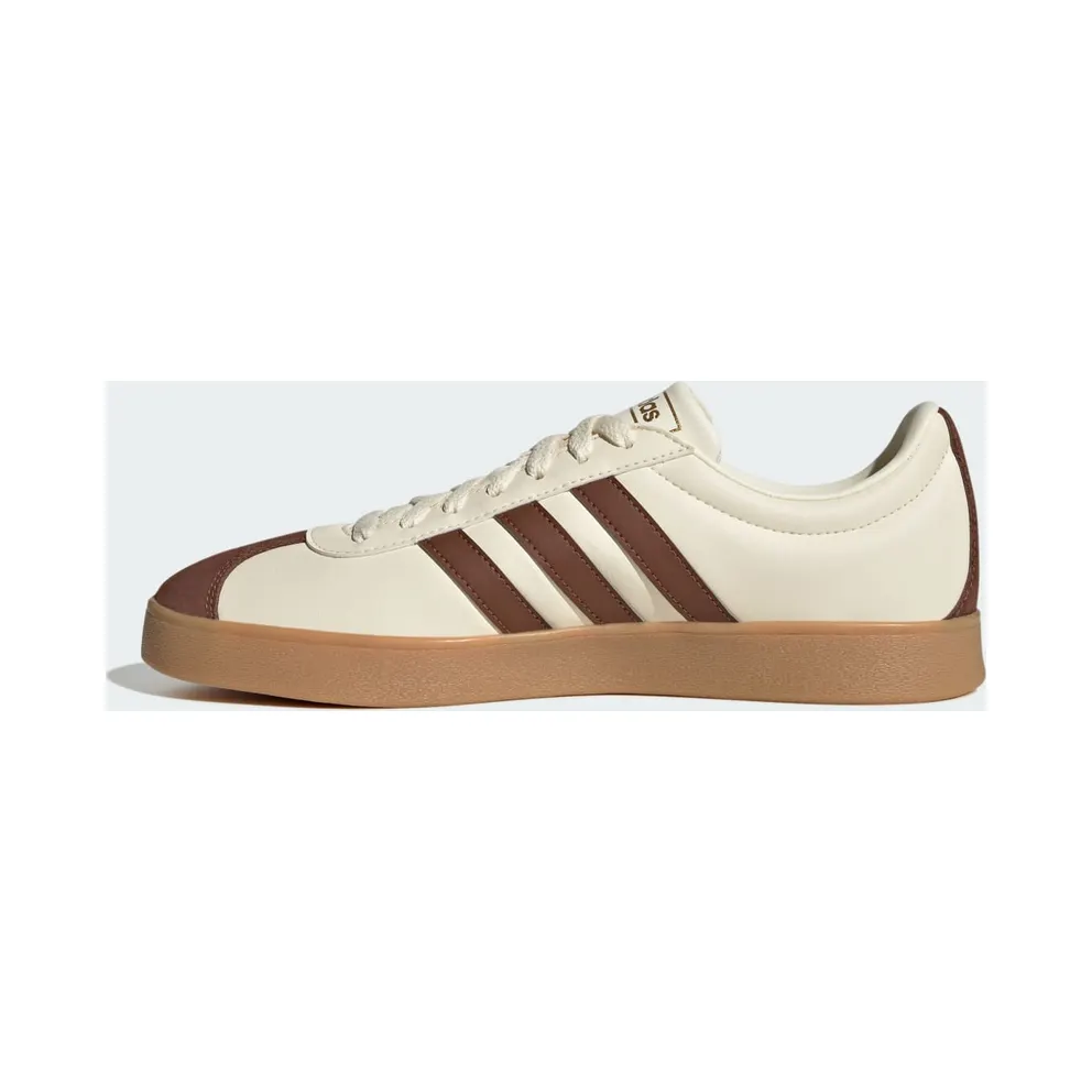 Adidas VL Court 2.0 Shoes Cream White / Preloved Brown / Gum (ID6016)