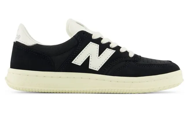 New Balance T500 Lace GS “Black / Sea Salt” (GST500-BK)